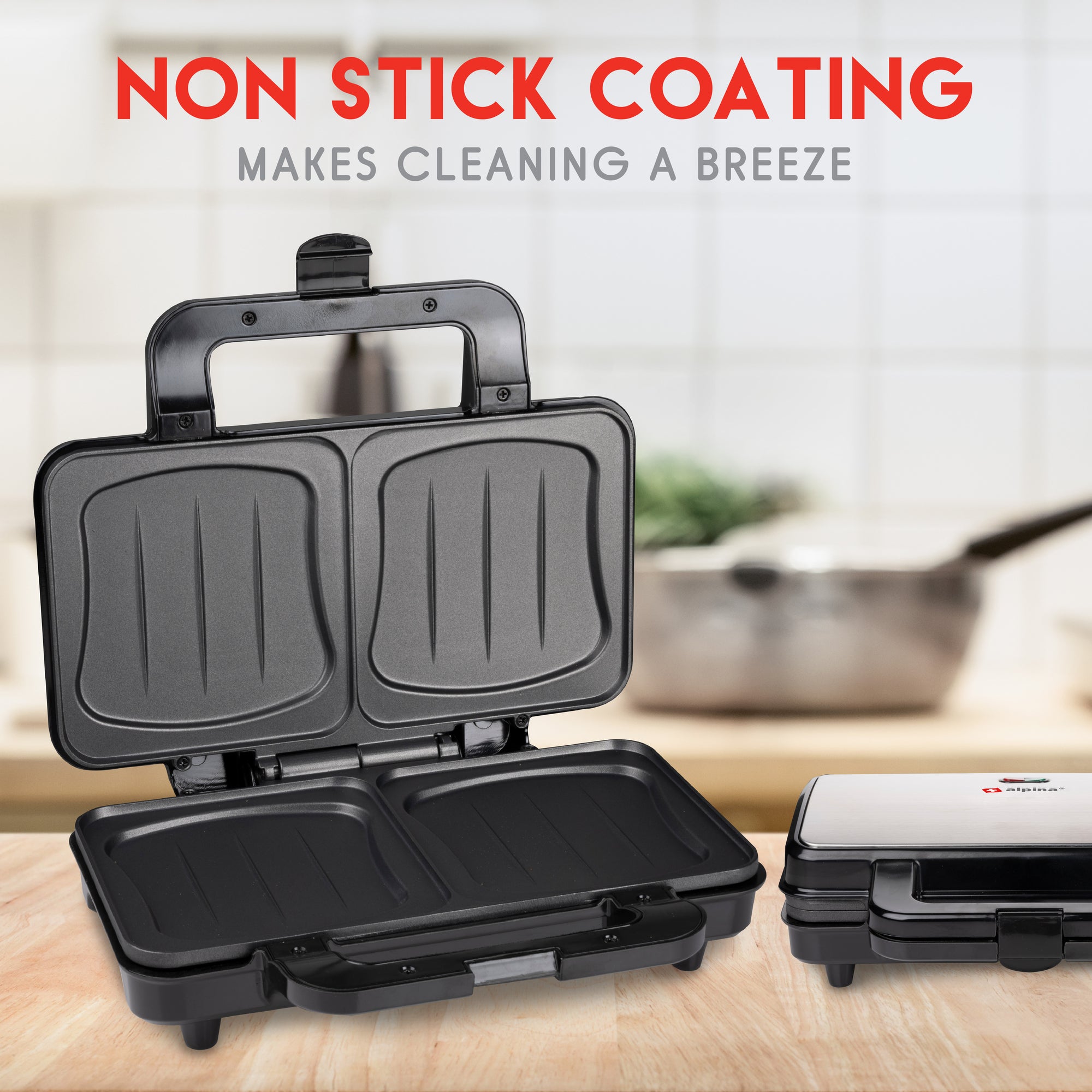 ALPINA TOSTI-APPAAT XL RVS 900W - Tuincentrum Lopik