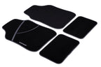 DUNLOP AUTOMATTEN SET 4 STUKS 66X44CM ZWART/WIT - Tuincentrum Lopik