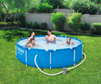 BESTWAY POOL FRAME 305X76CM PVC - FRAME ZWEMBAD MET FILTERPOMP - Tuincentrum Lopik