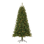 GIFTSOME KUNSTKERSTBOOM MET LED VERLICHTING 215CM 200 LEDS GROEN - Tuincentrum Lopik