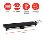 ALPINA TEPPANYAKI GRILLPLAAT 1800W 70X23CM - Tuincentrum Lopik