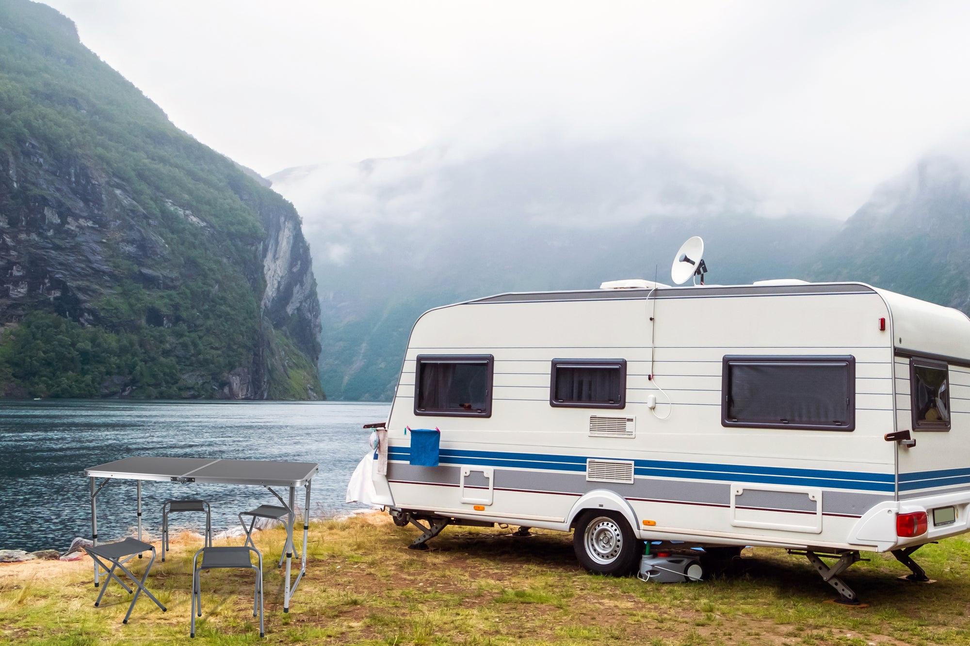 Foldable Picnic Set 120X60Cm