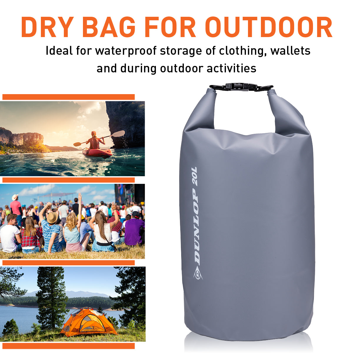 DUNLOP DRYBAG 20 LITER WATERDICHT - Tuincentrum Lopik