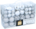 GIFTSOME KERSTBALLEN SET 101 STUKS ZILVER - Tuincentrum Lopik