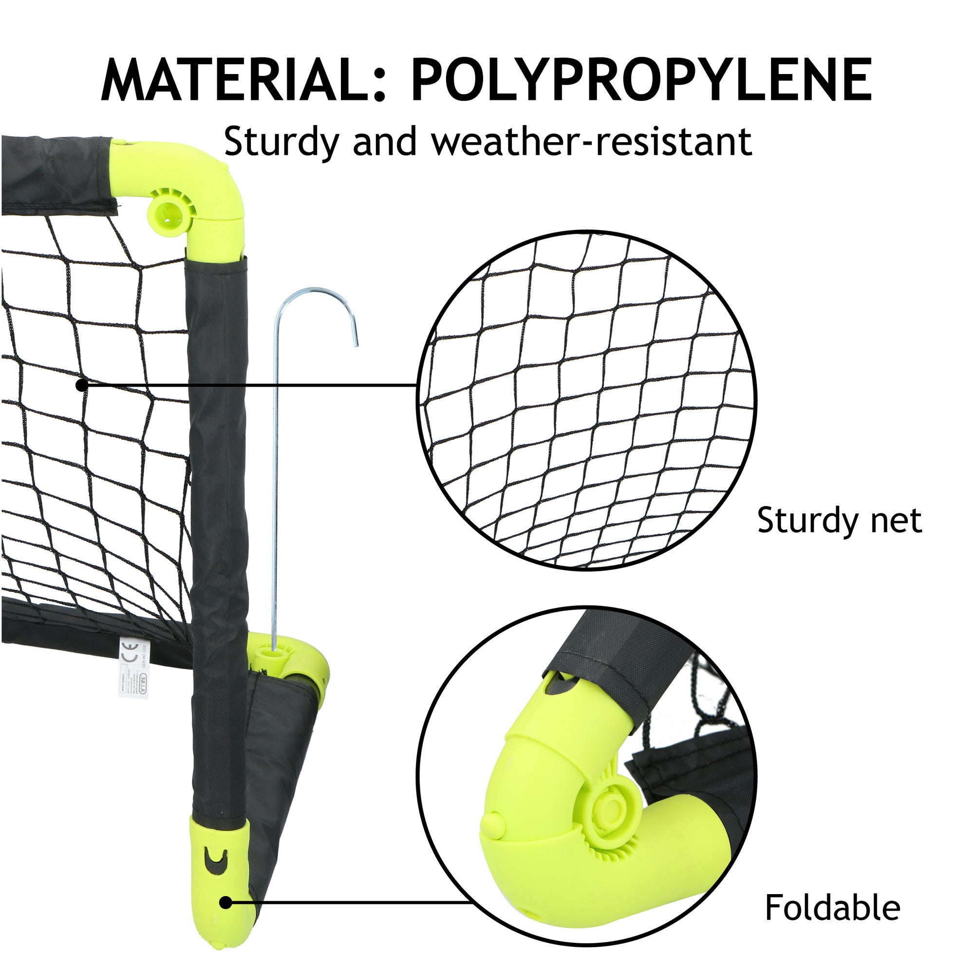 DUNLOP MINI VOETBALDOELTJES SET VAN 2 50X44X44CM - Tuincentrum Lopik
