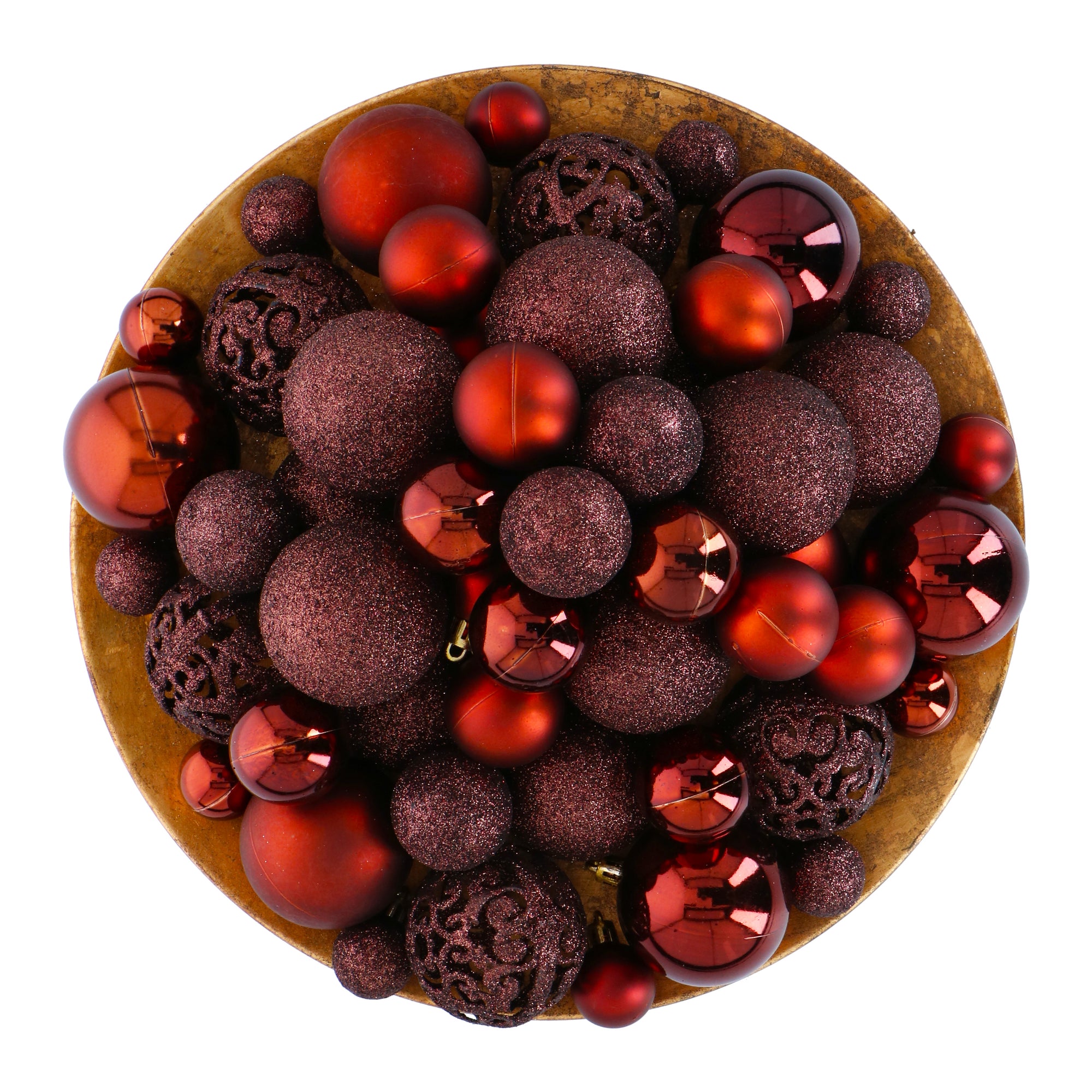 GIFTSOME KERSTBALLEN SET 101 STUKS BRONS - Tuincentrum Lopik
