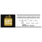 GIFTSOME KERSTBALLEN SET 101 STUKS ZILVER - Tuincentrum Lopik