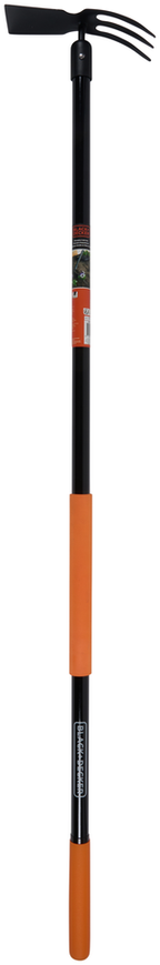 BLACK+DECKER CULTIVATOR HANDHAK FIBERGLAS HANDVAT 3 TANDEN STAAL - Tuincentrum Lopik