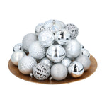 GIFTSOME KERSTBALLEN SET 60 STUKS ZILVER - Tuincentrum Lopik
