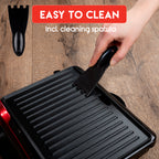 ALPINA CONTACTGRILL 1000W - ELEKTRISCHE GRILL VOOR PANINI EN VLEES - Tuincentrum Lopik