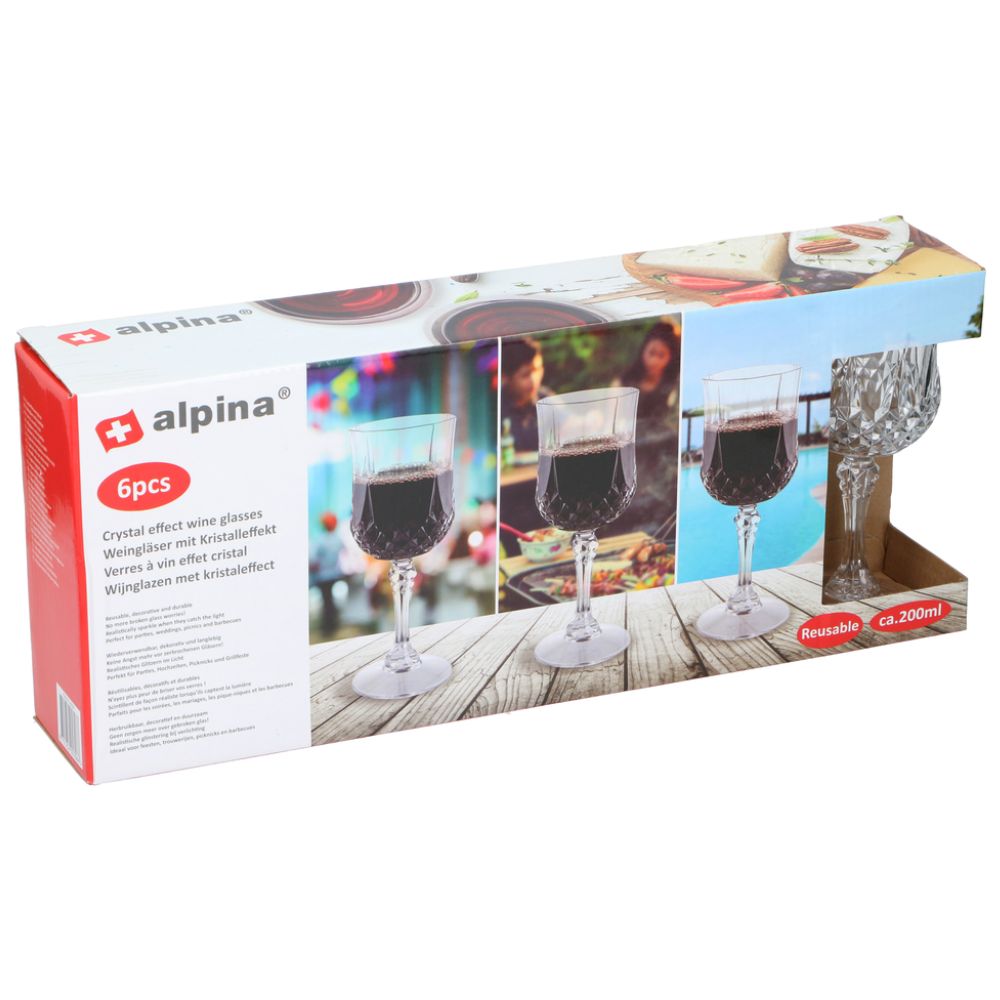 Wine Glasses 6X200Ml - Tuincentrum Lopik