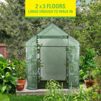 KINZO GREENHOUSE WALK-IN 143X73X195CM - INLOOPKAS 6 LAGEN - Tuincentrum Lopik