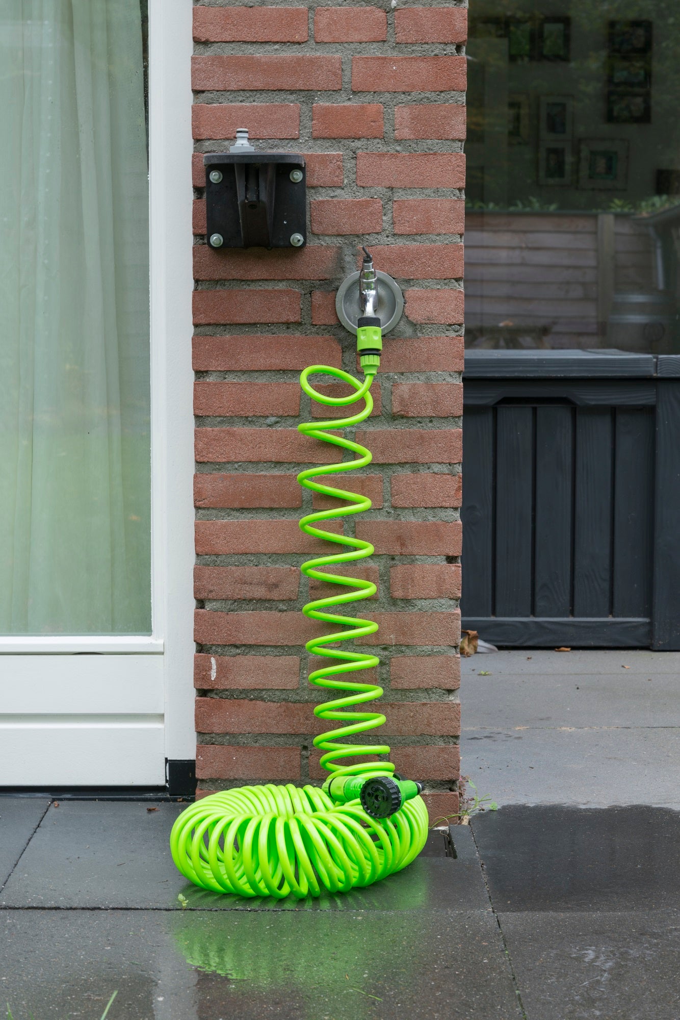 Hose Spiral 15M W/Nozzle Pp