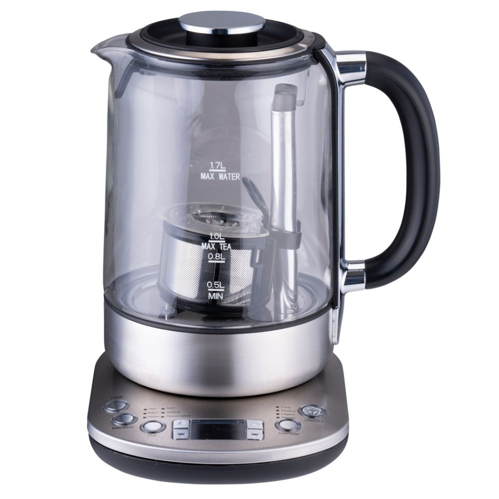 ALPINA WATERKOKER 1,7L 2200W MET THEEZEEF  ELEKTRISCHE THEEMAKER - Tuincentrum Lopik