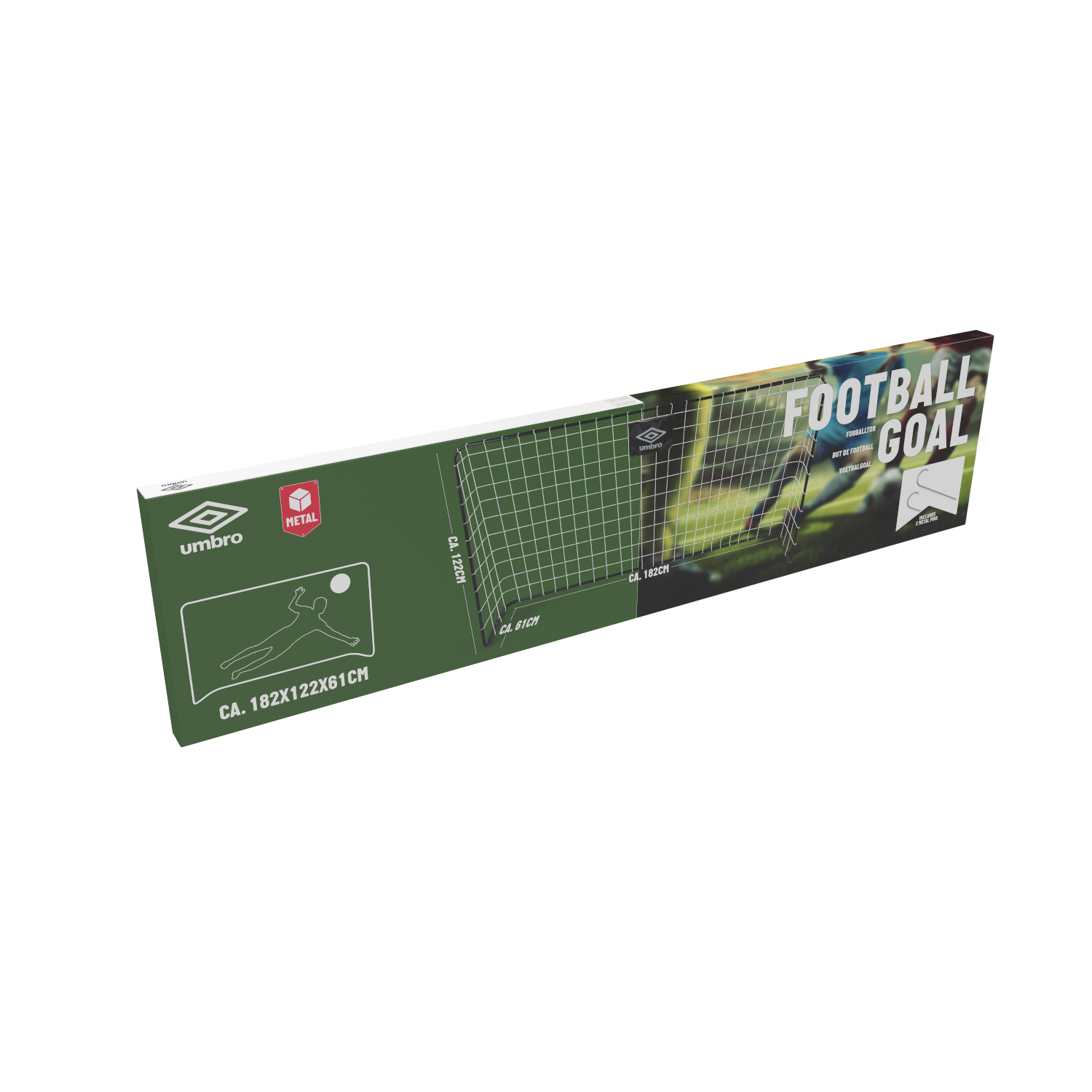 UMBRO VOETBALDOEL 182X122X61CM METAAL - Tuincentrum Lopik