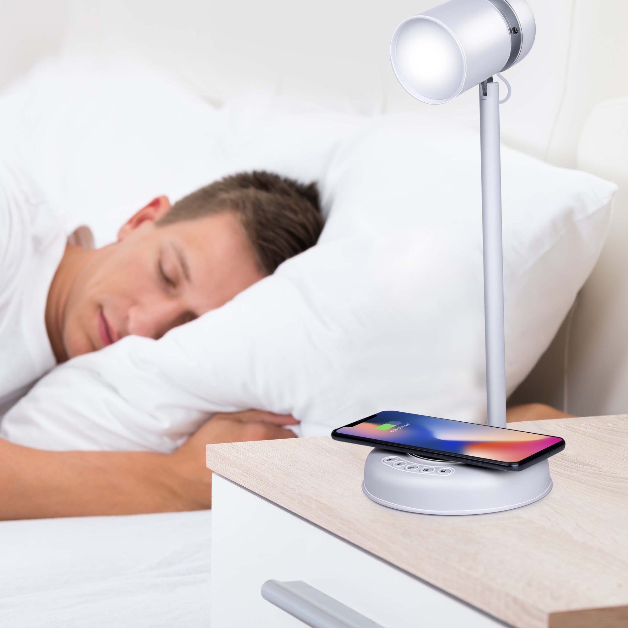 GRUNDIG BUREAULAMP LED 3-IN-1 DIMBAAR WIT - Tuincentrum Lopik