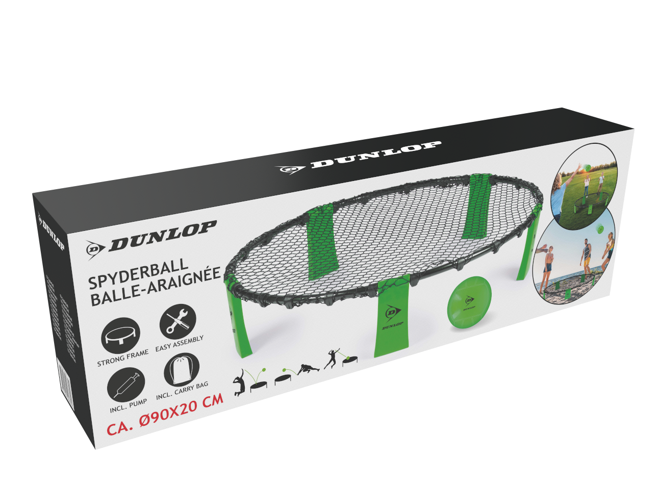 DUNLOP SPYDERBALL SET ROUNDNET 90X20CM - Tuincentrum Lopik