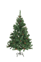 CHRISTMAS GIFTS KUNSTKERSTBOOM SPRUCE 210CM 980 TAKKEN MET DENNENAPPELS - Tuincentrum Lopik