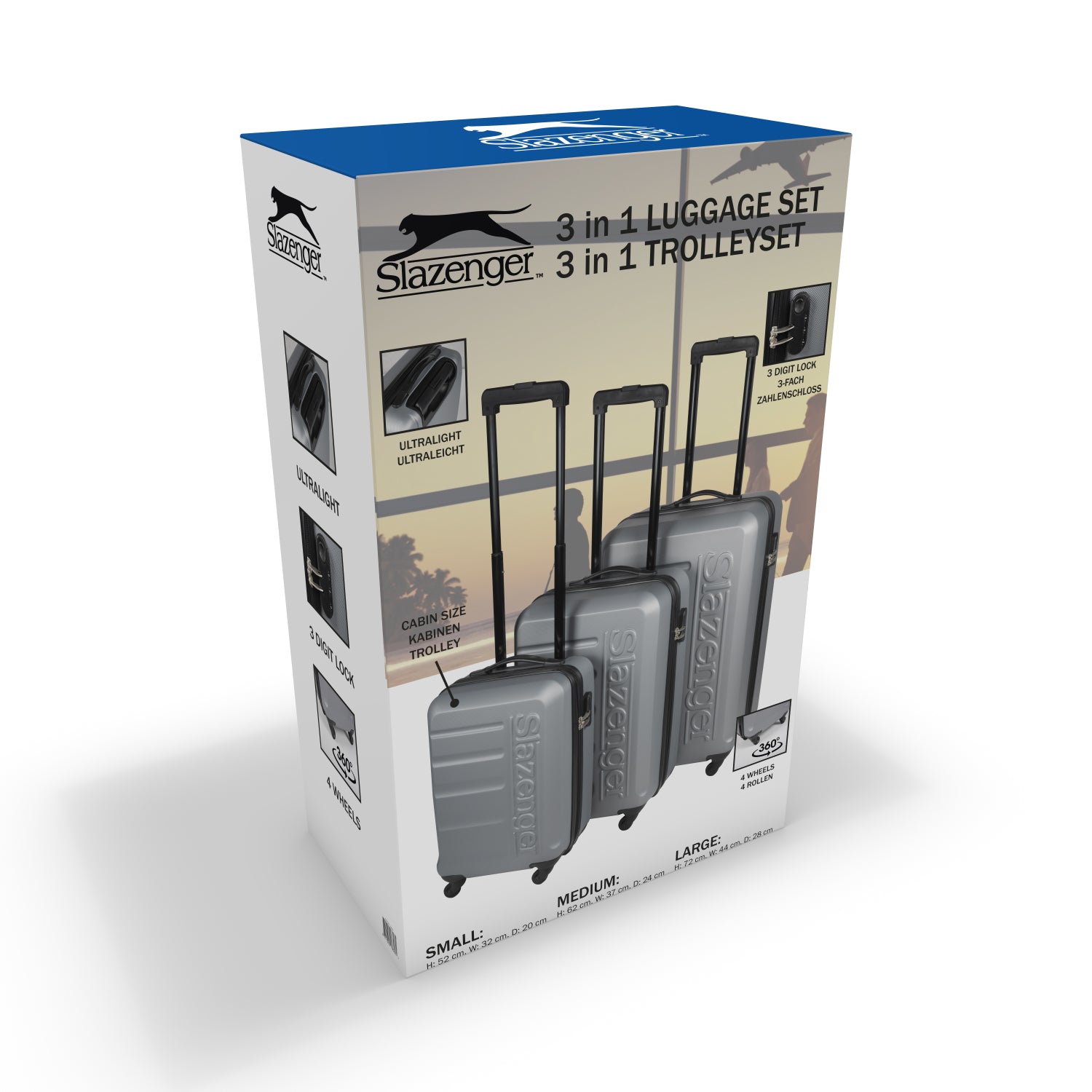 Trolley Set 3Pc