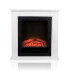 CLASSIC FIRE SFEERHAARD LUGANO MET SCHOUW EN VERWARMING KLASSIEK DESIGN - Tuincentrum Lopik