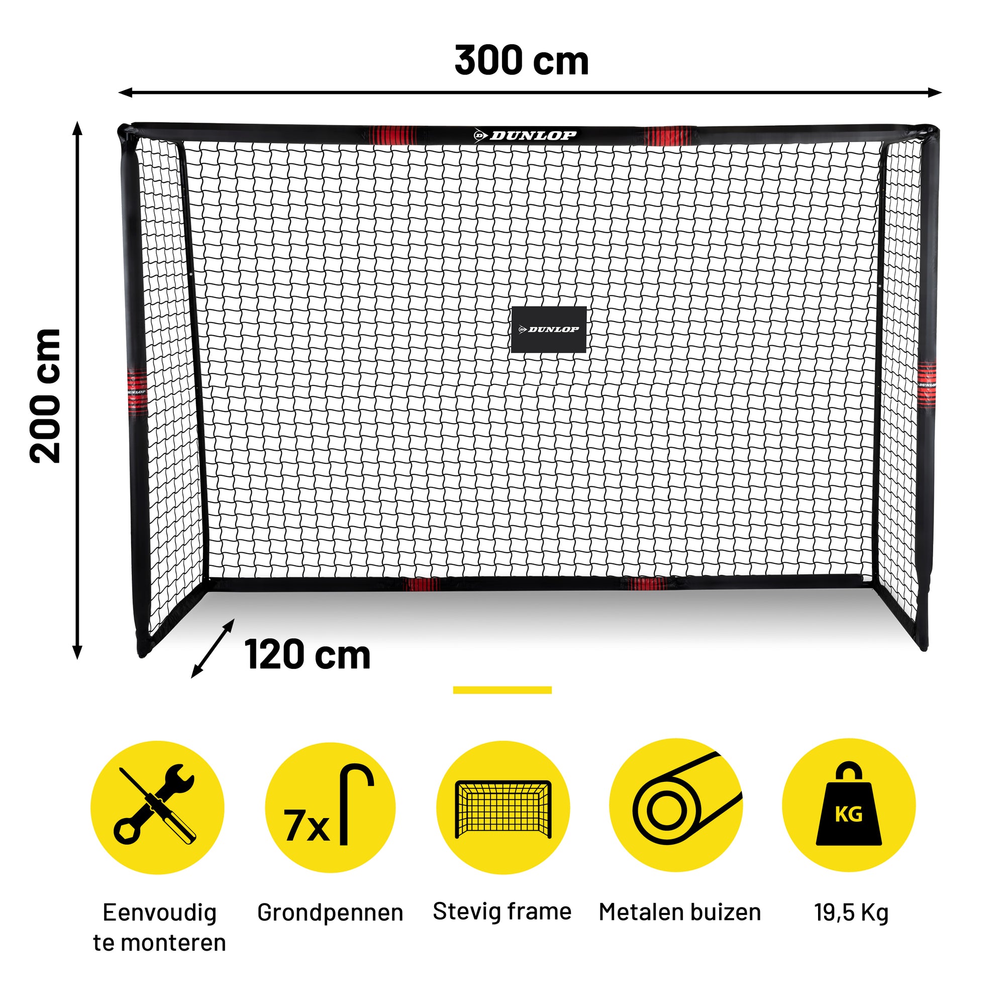 Soccer Goal 300 X 200 X 120Cm