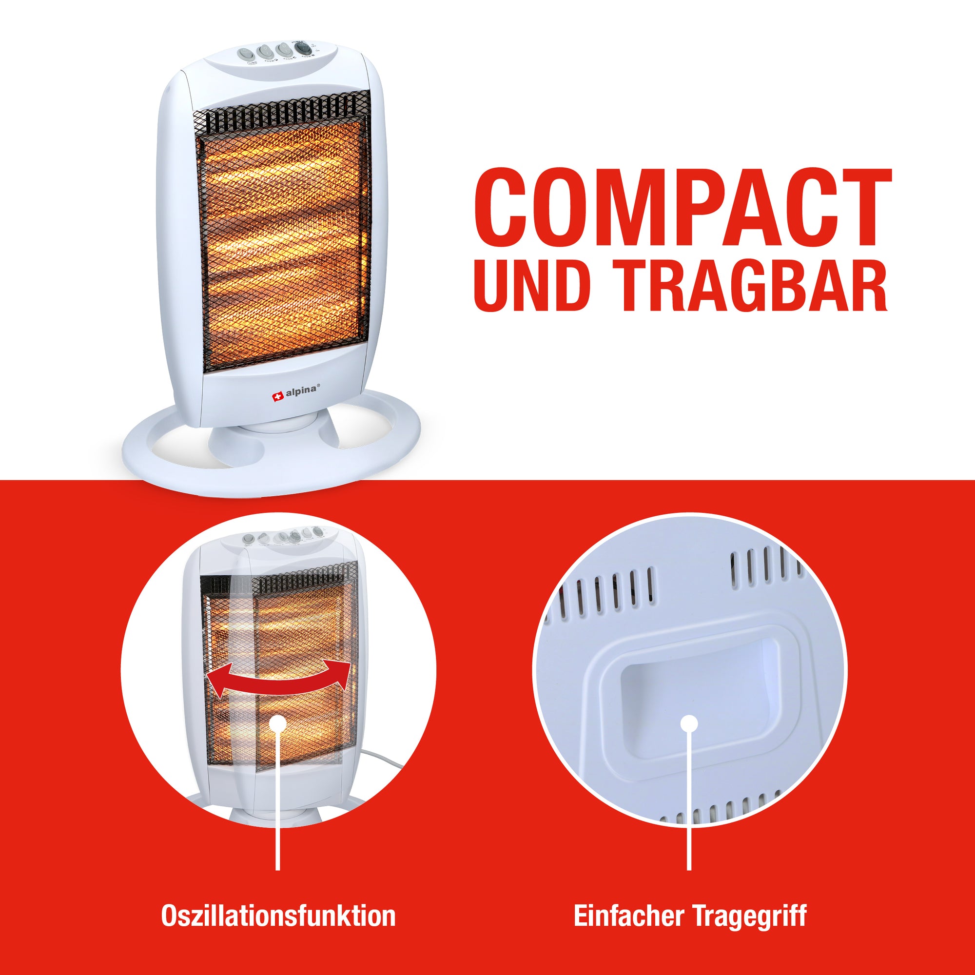 ALPINA HALOGEENKACHEL 1200W - Tuincentrum Lopik