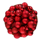 GIFTSOME KERSTBALLEN SET 60 STUKS ROOD - Tuincentrum Lopik