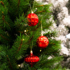GIFTSOME KERSTBALLEN SET 60 STUKS ROOD - Tuincentrum Lopik