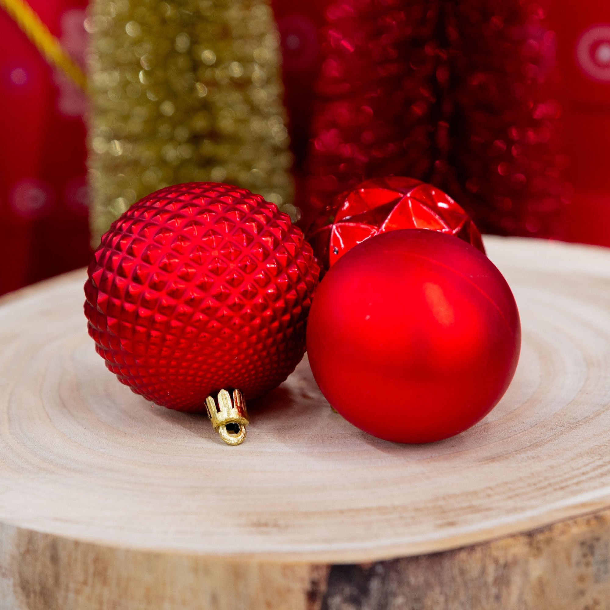GIFTSOME KERSTBALLEN SET 60 STUKS ROOD - Tuincentrum Lopik