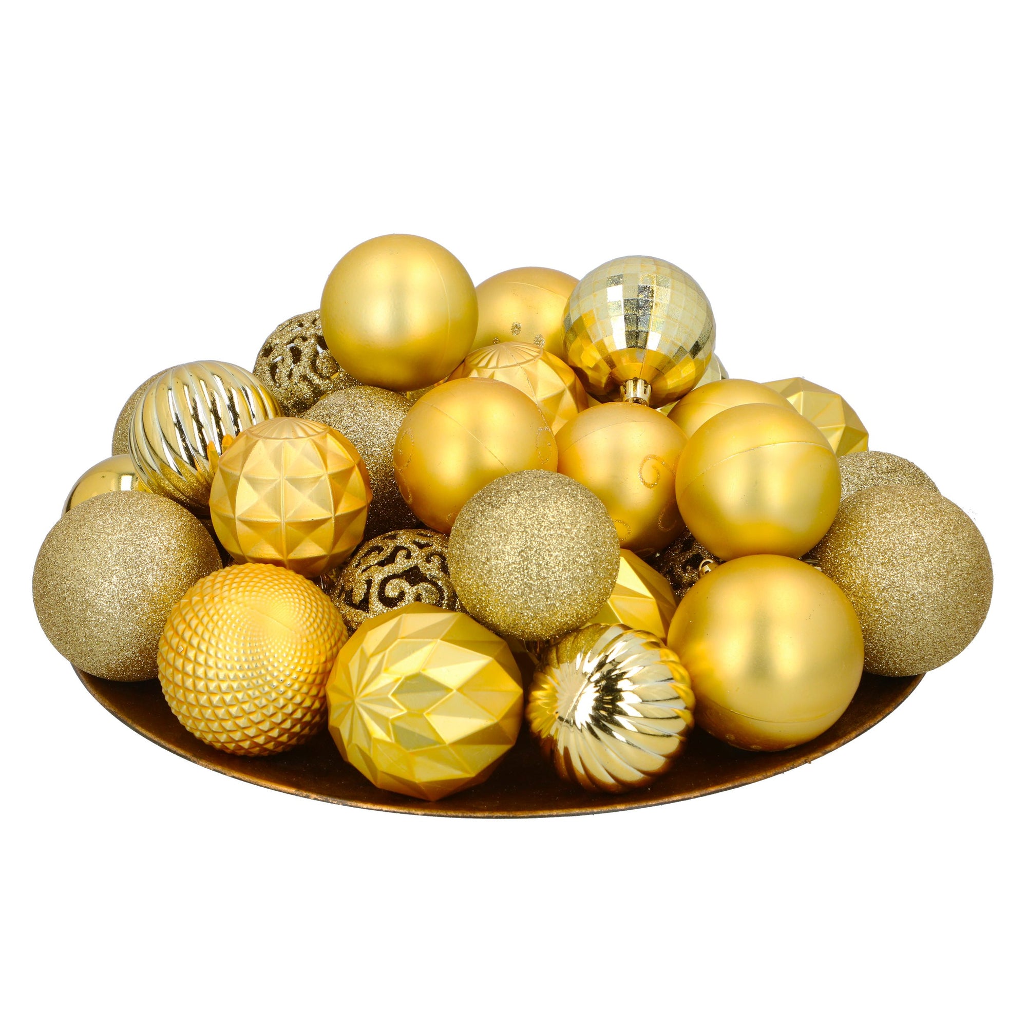 GIFTSOME KERSTBALLEN SET 60 STUKS GOUD - Tuincentrum Lopik