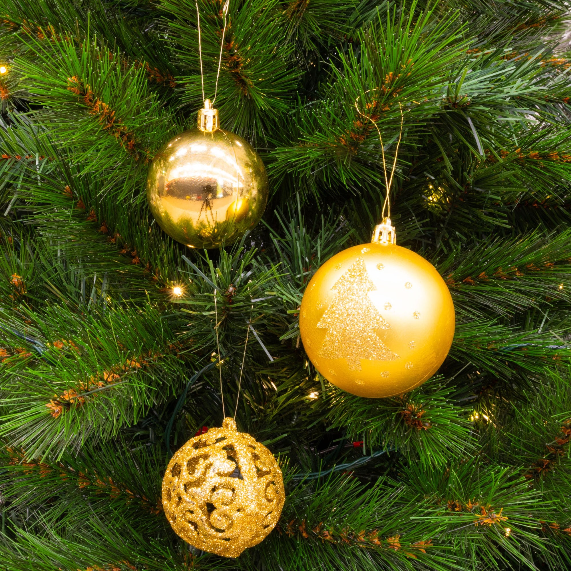 GIFTSOME KERSTBALLEN SET 60 STUKS GOUD - Tuincentrum Lopik