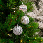 GIFTSOME KERSTBALLEN SET 60 STUKS ZILVER - Tuincentrum Lopik