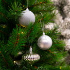 GIFTSOME KERSTBALLEN SET 60 STUKS ZILVER - Tuincentrum Lopik