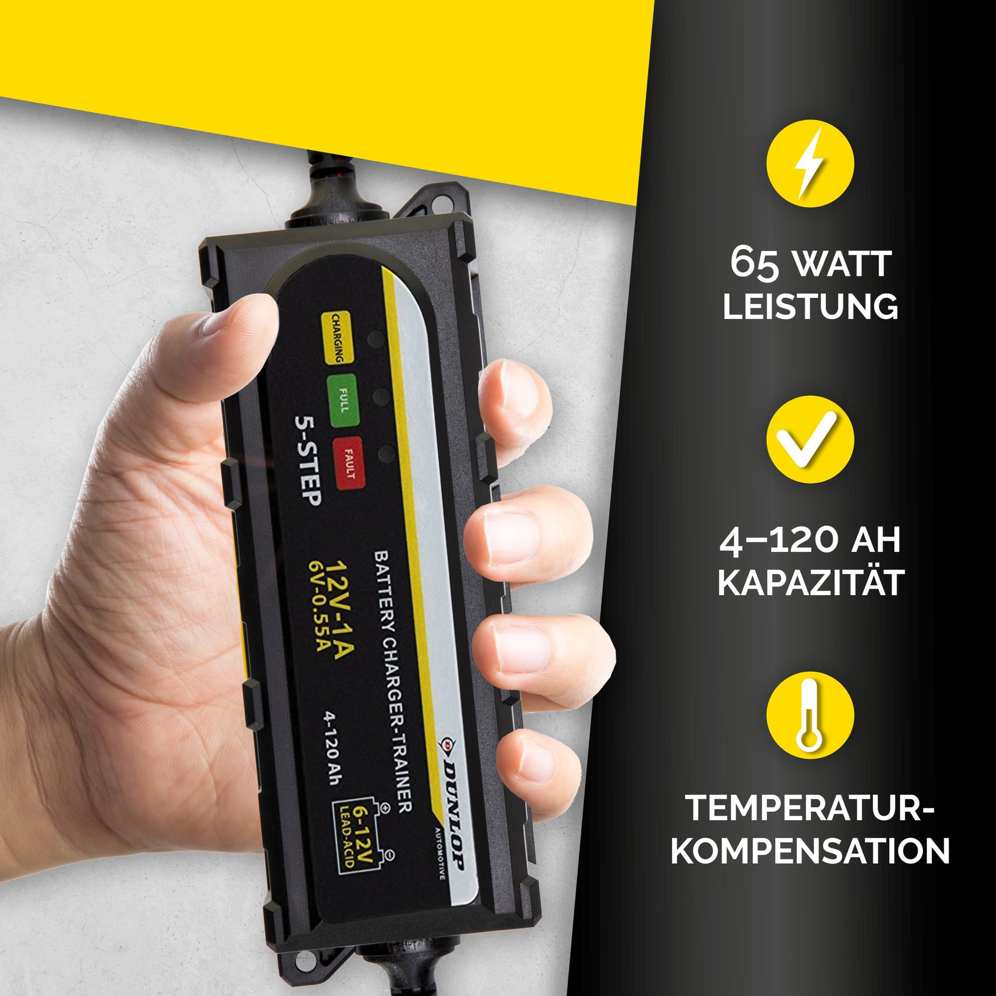DUNLOP SMART CHARGER ACCULADER 1A - Tuincentrum Lopik