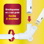 Gazebo&Sidewalls 2.5X6X3M, Wit