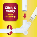 Gazebo&Sidewalls 2.5X6X3M, Wit