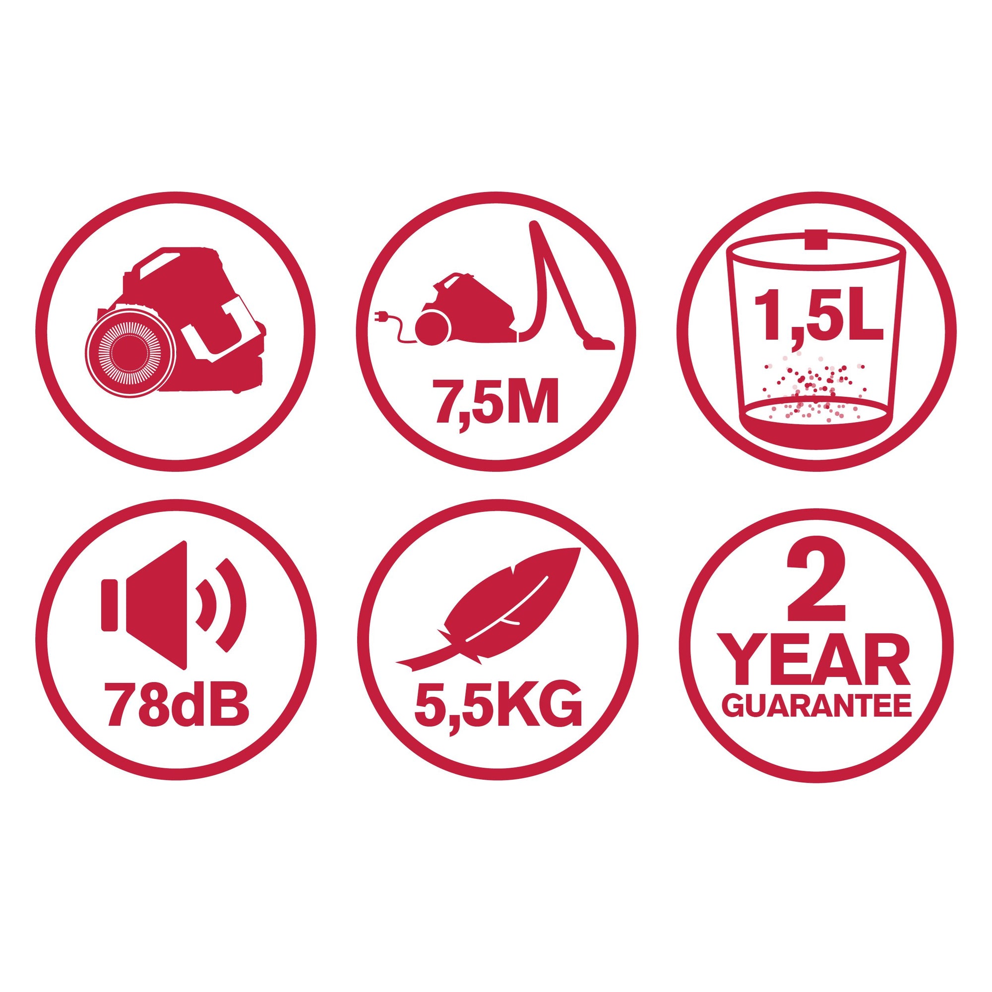 Vacuum Cleaner Bagless Dd2501