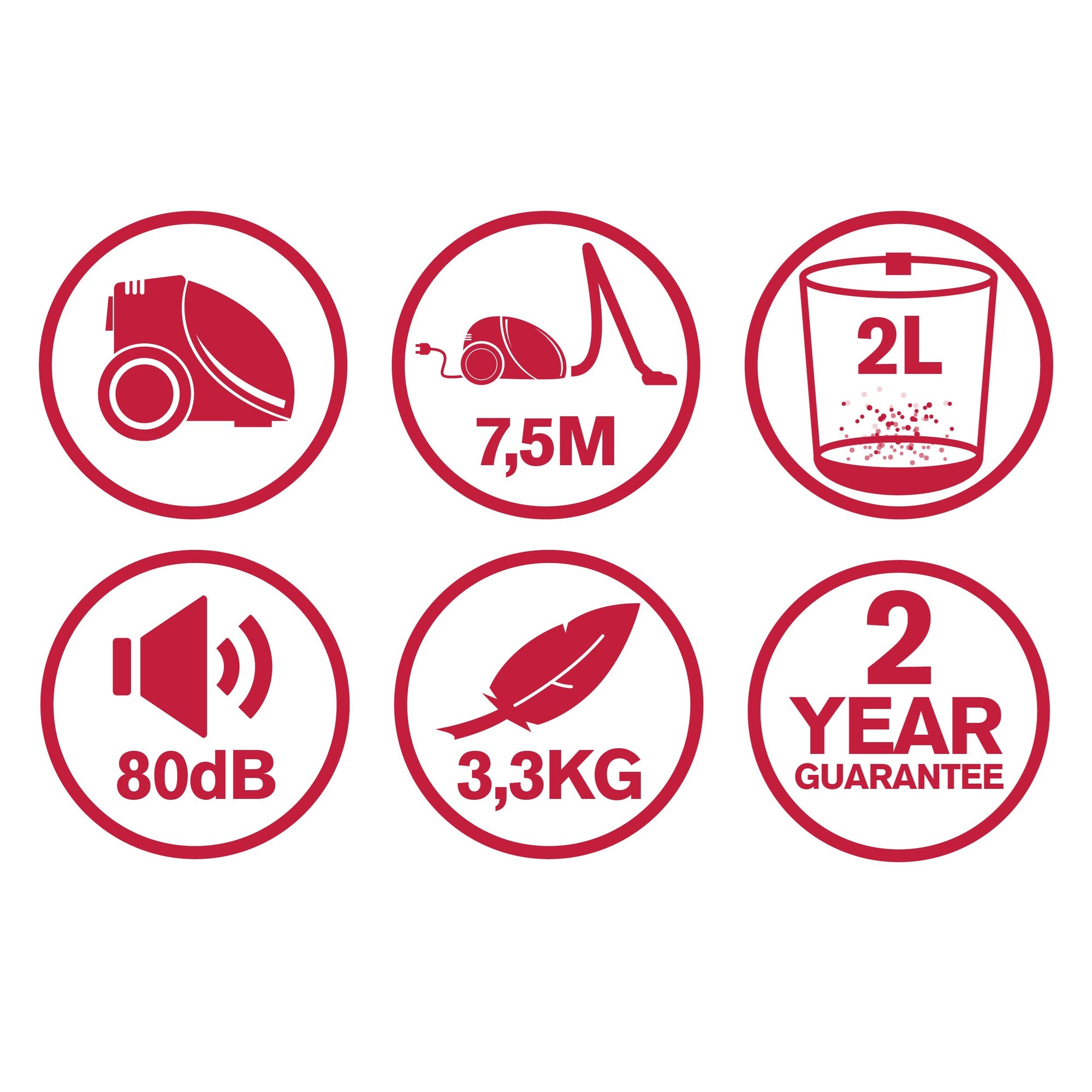 Vacuum Cleaner Bag 2,0L Dd2001