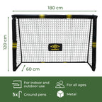 UMBRO SOCCER GOAL 180 X 120 X 60CM - Tuincentrum Lopik