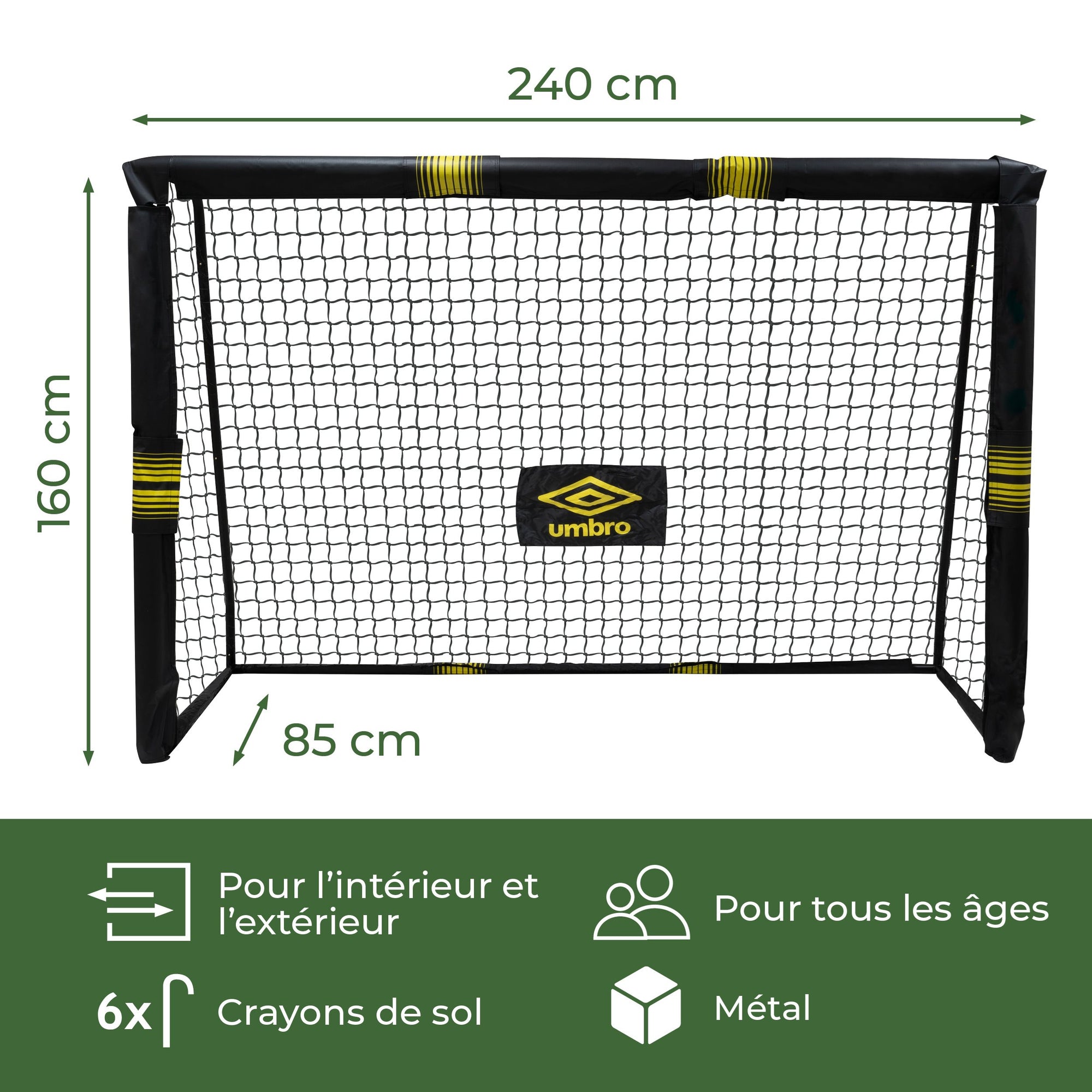 Soccer Goal 240 X 160 X 85Cm