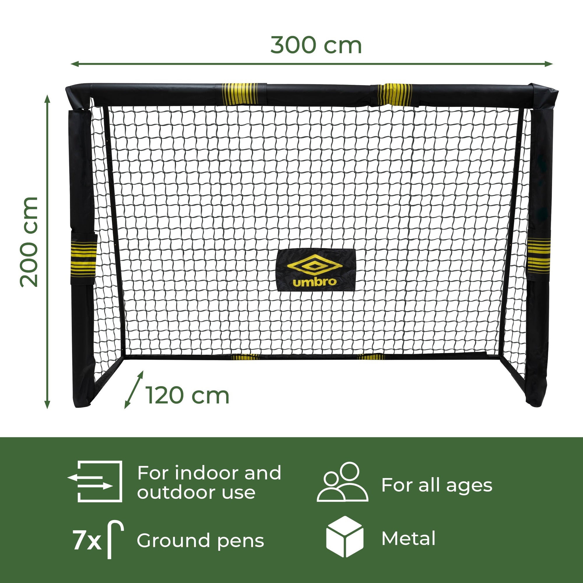 Soccer Goal 300 X 200 X 120Cm
