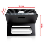BBQ COLLECTION BARBECUE PORTABLE HOUTSKOOL ZWART - Tuincentrum Lopik