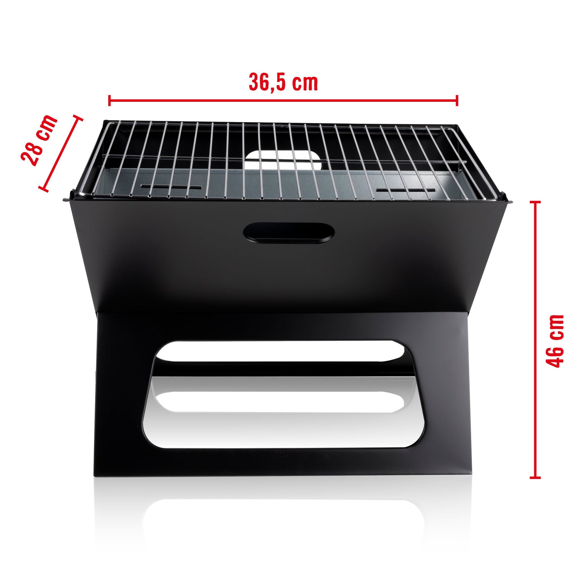 BBQ COLLECTION BARBECUE PORTABLE HOUTSKOOL ZWART - Tuincentrum Lopik