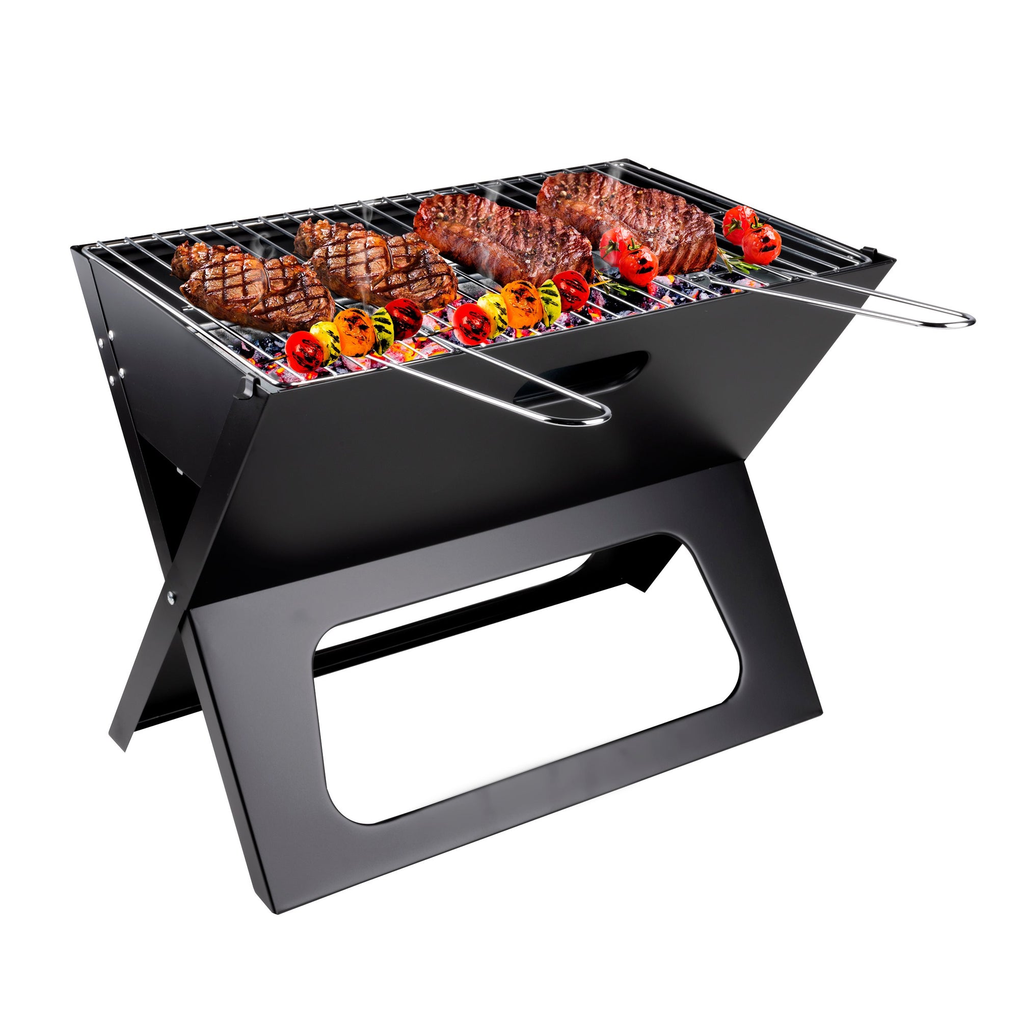 BBQ COLLECTION BARBECUE PORTABLE HOUTSKOOL ZWART - Tuincentrum Lopik