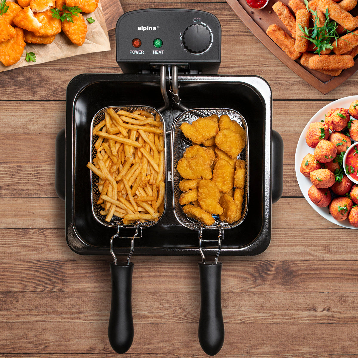 ALPINA FRITEUSE 5L 2000W - Tuincentrum Lopik