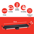ALPINA TEPPANYAKI GRILLPLAAT 2000W 70X23CM - Tuincentrum Lopik