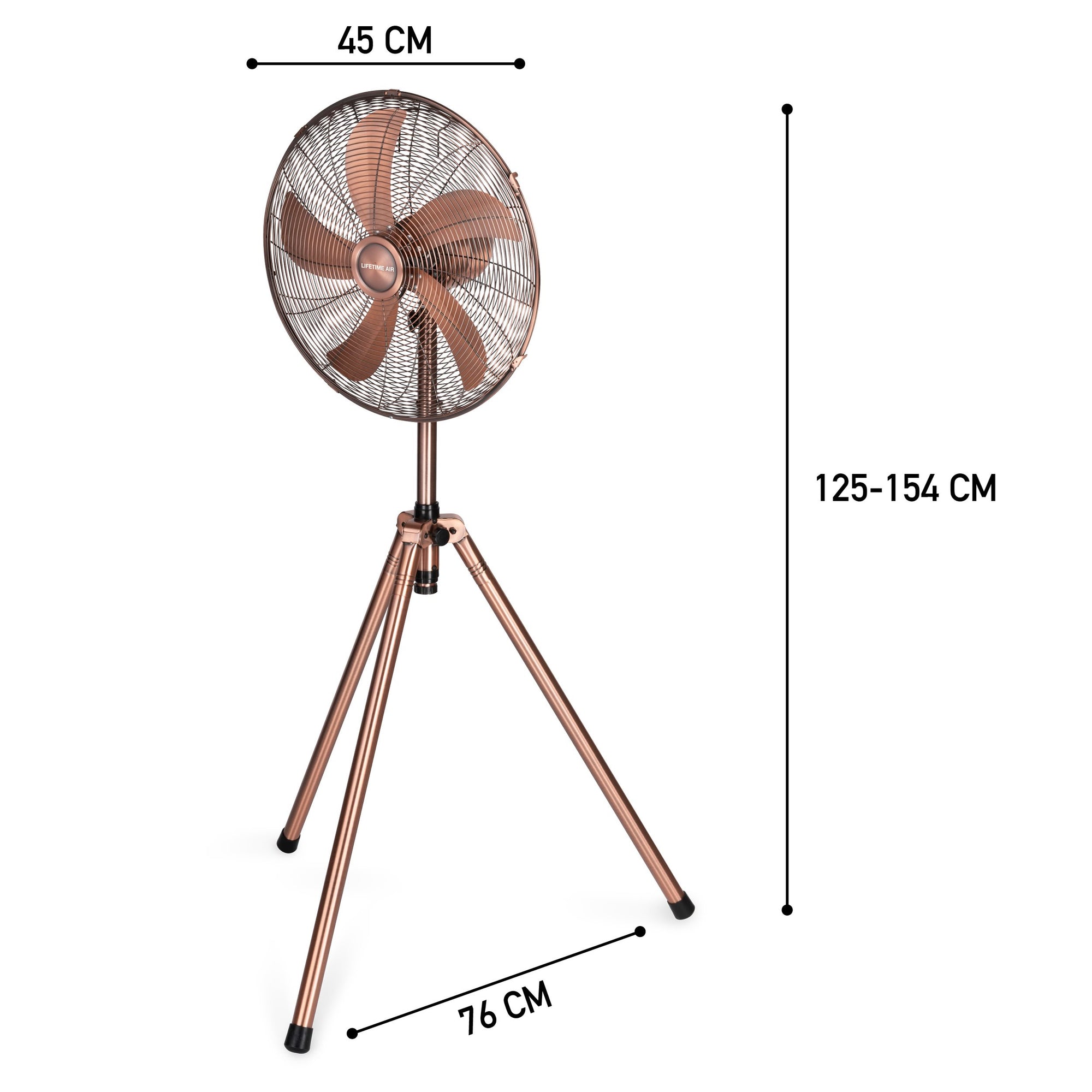 LIFETIME AIR STAANDE VENTILATOR 45CM 50W 230V - Tuincentrum Lopik