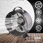 LIFETIME AIR TAFELVENTILATOR 20CM 20W 230V - Tuincentrum Lopik