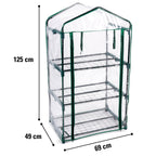 KINZO GREENHOUSE 3L 69X49X125CM - KAS 3 LAGEN - Tuincentrum Lopik