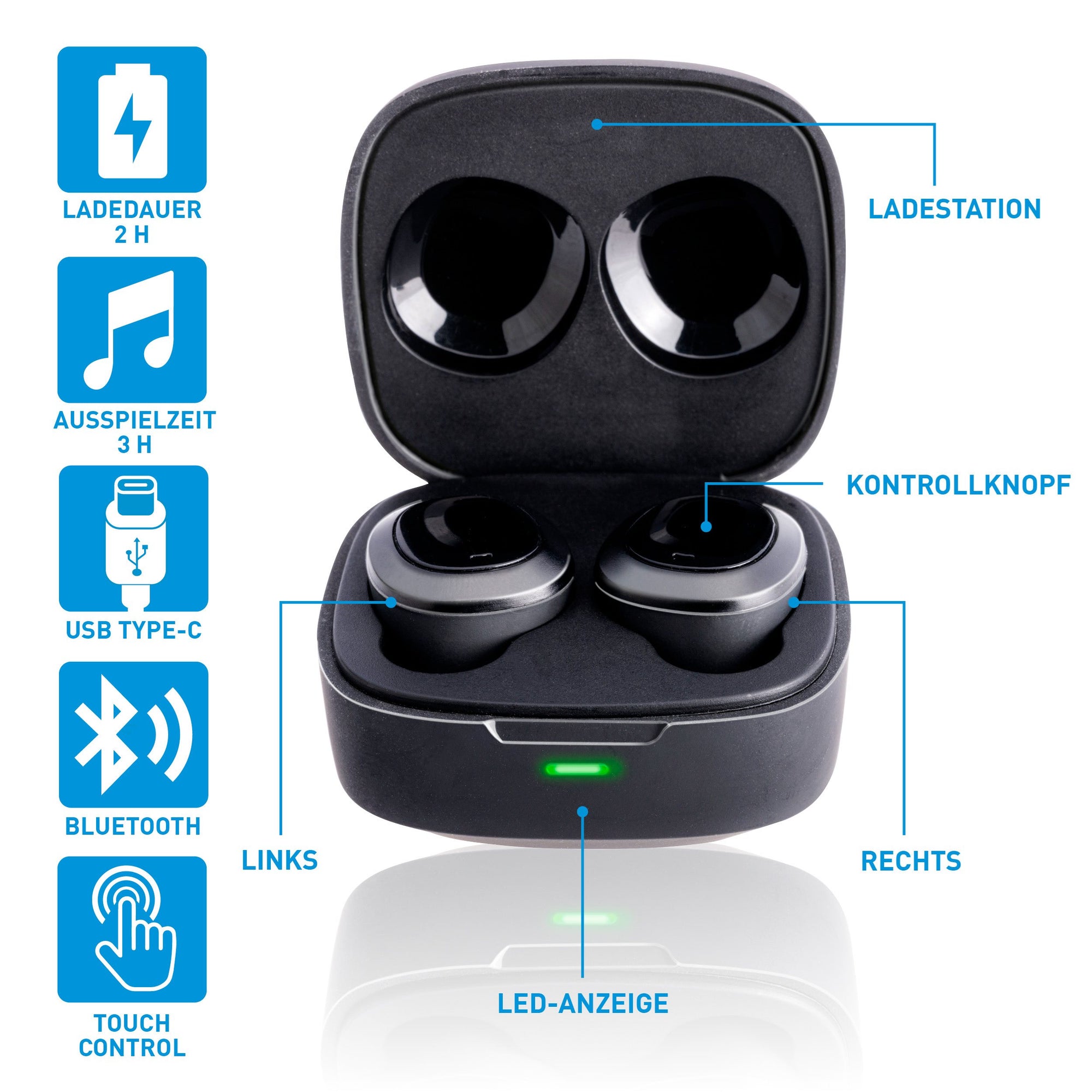 Earbuds Tws 300Mah Bt - Tuincentrum Lopik